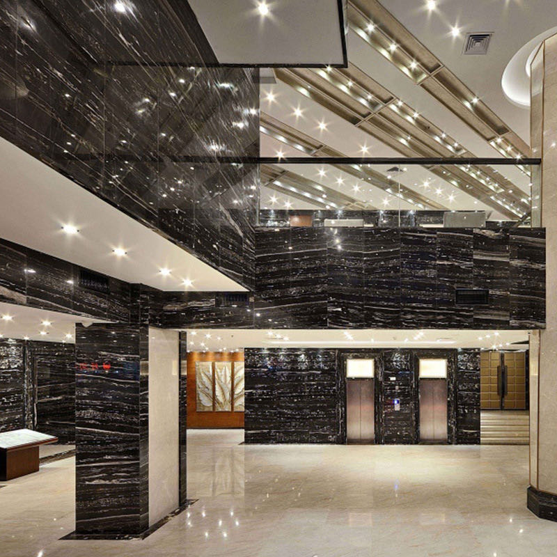 Silver Dragon Marble Wall Cladding Project Tiles
