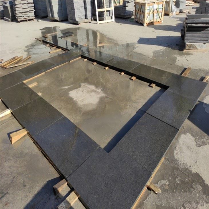 Black Basalt Swimming Pool Coping And Pavers